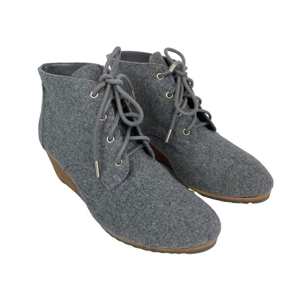 Dr. Scholl's Women's  Close call Wedge Wool Blend Ankle Bootie Size 9 - Picture 1 of 15
